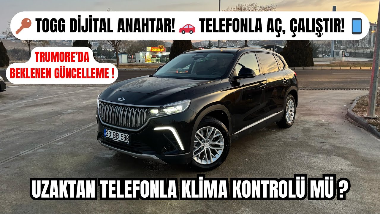 TOGG’a Dijital Anahtar Geldi ! / Telefonla Açma ve Çalıştırma Testi / Ve Daha Fazlası