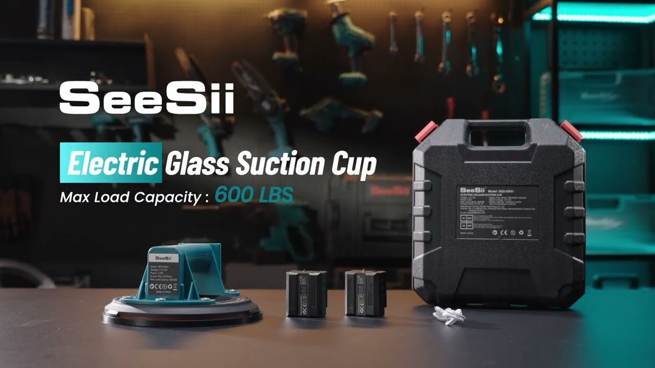 SeeSii Electric Glass Suction Cup