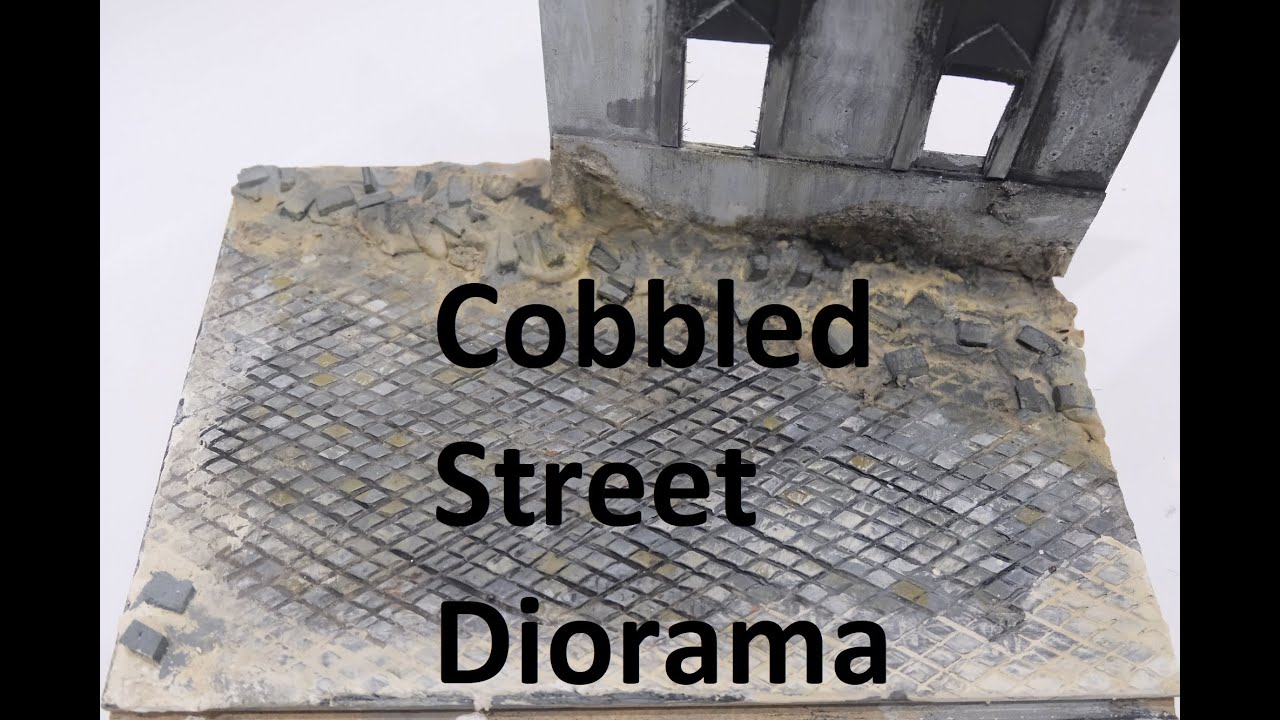 Cobbled Street Diorama for the Cromwell 1/35 scale tank