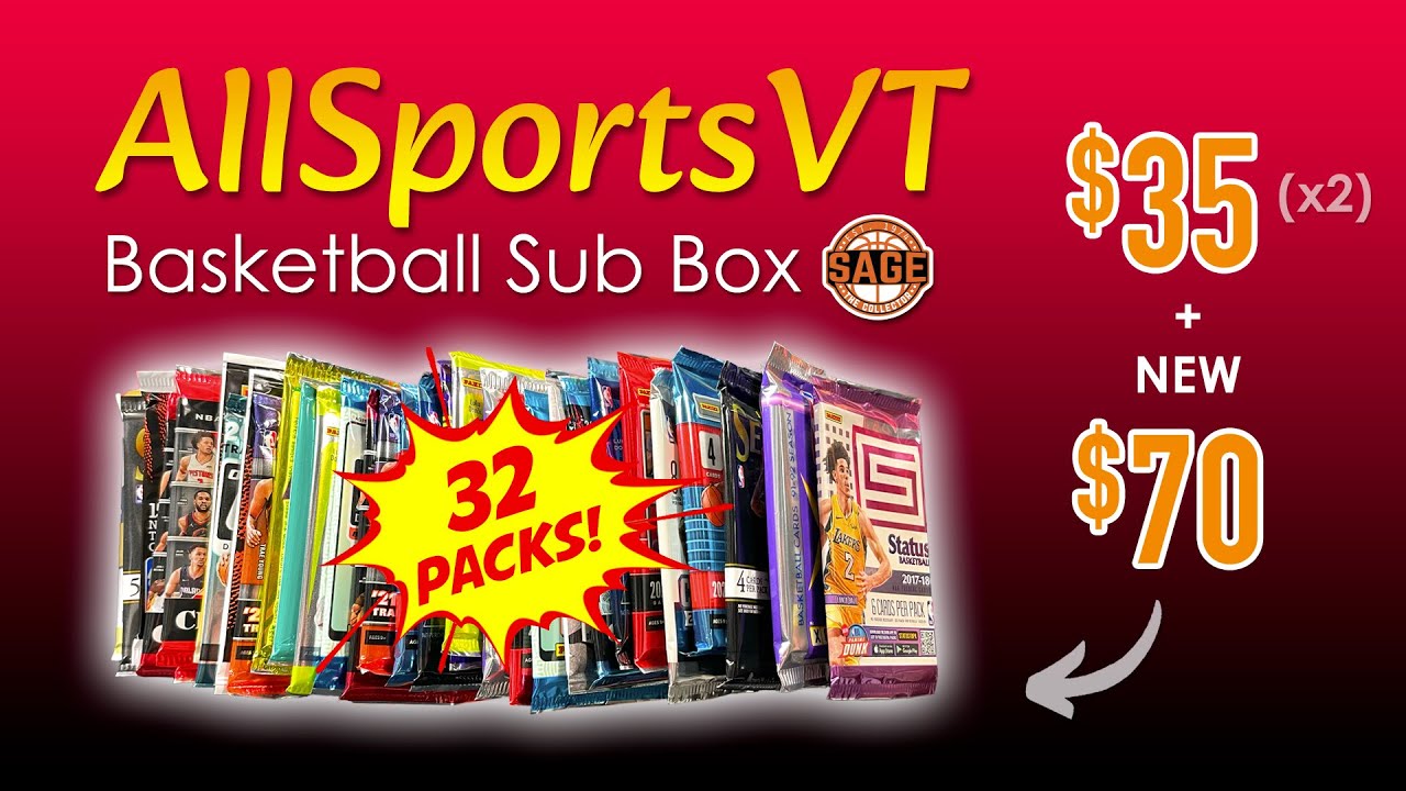 Подписные коробки на баскетбольные матчи AllSportsVT за 35 долларов + 70 долларов 🔥 32 набора + к...
