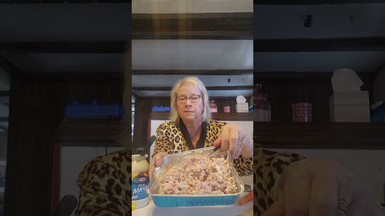 Homemade Ham Salad and Potato Salad (My February Picnic in Dan and Pam's Kitchen)