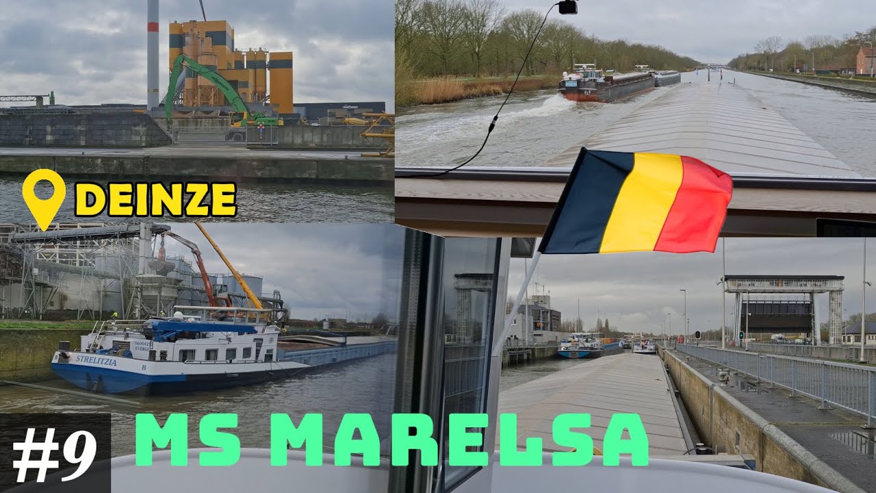 We varen in België van Evergem naar Deinze | MS Marelsa #9