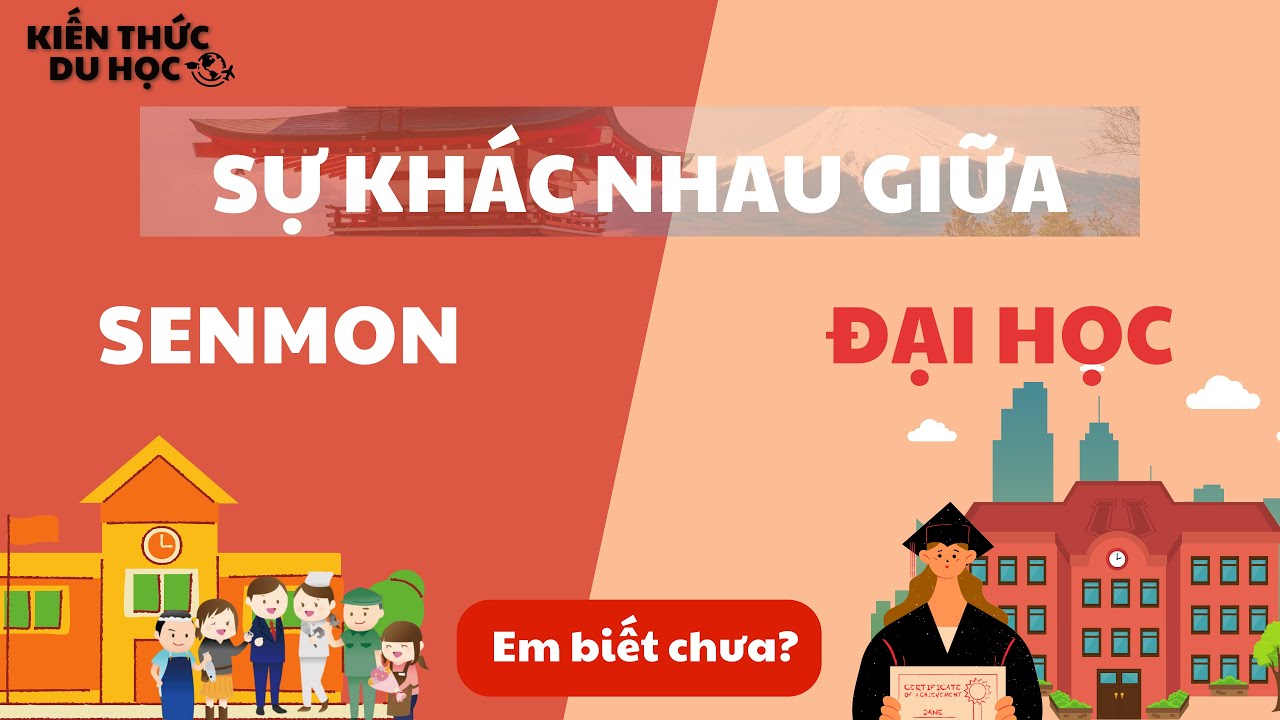 Du học Senmon Nhật Bản và Đại học khác nhau như thế nào? Em đã biết?