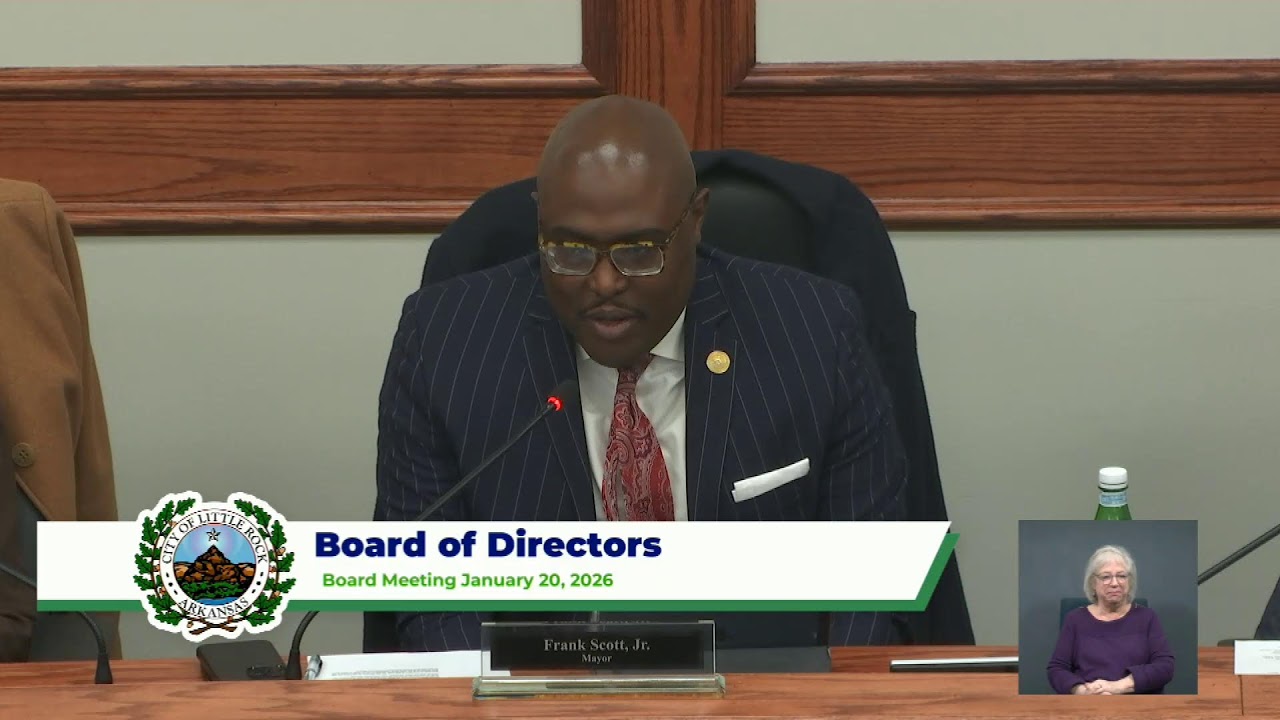 City of Little Rock Board of Directors Meeting 1.20.26