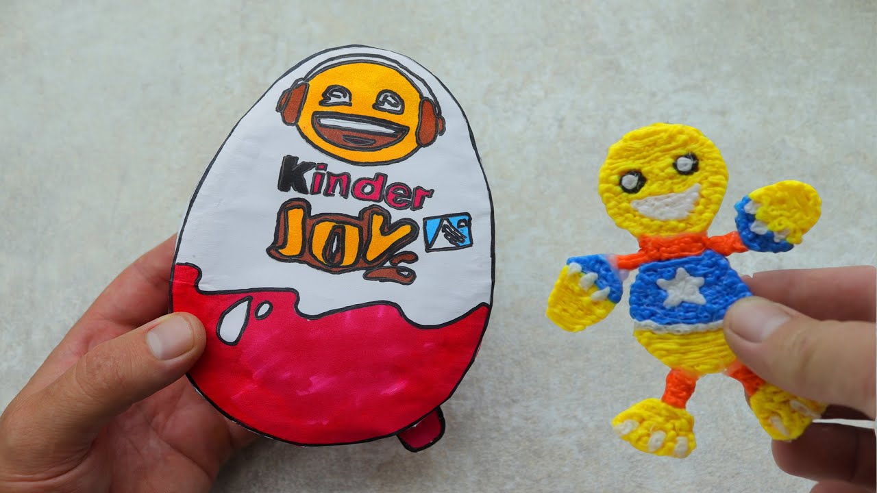 DIY Kick The Buddy Kinder Joy | Paper Craft Ideas