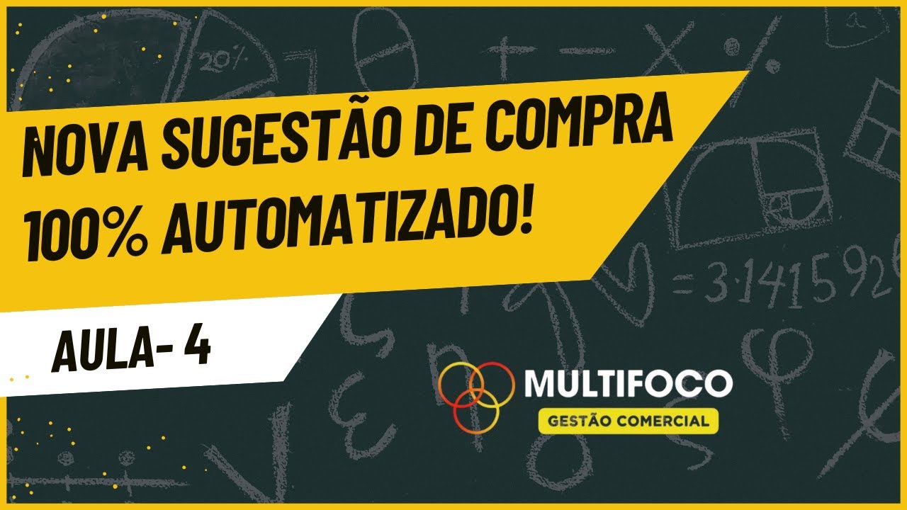 Nova Sugest&atilde;o de Compra, 100% automatizada.