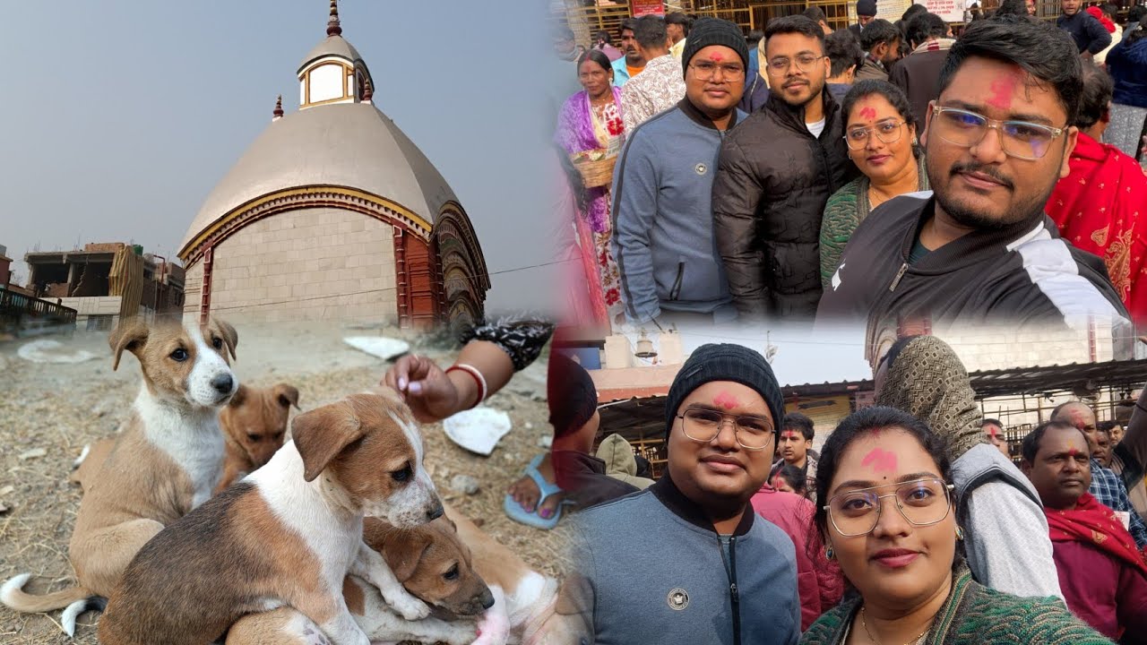 সকালবেলায় চলে গেলাম মায়ের কাছে পূজো দিতে॥ ফিরে আসার সময় ওদের জন্য  মন খারাপ করছিল॥ #bengalivlog 