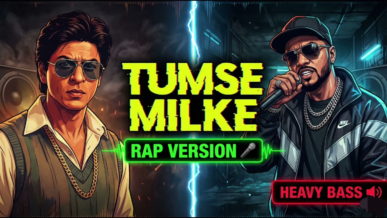Tumse Milke (Heavy Bass Rap Version) | SRK x Desi Hip Hop Remix 🎧🔥