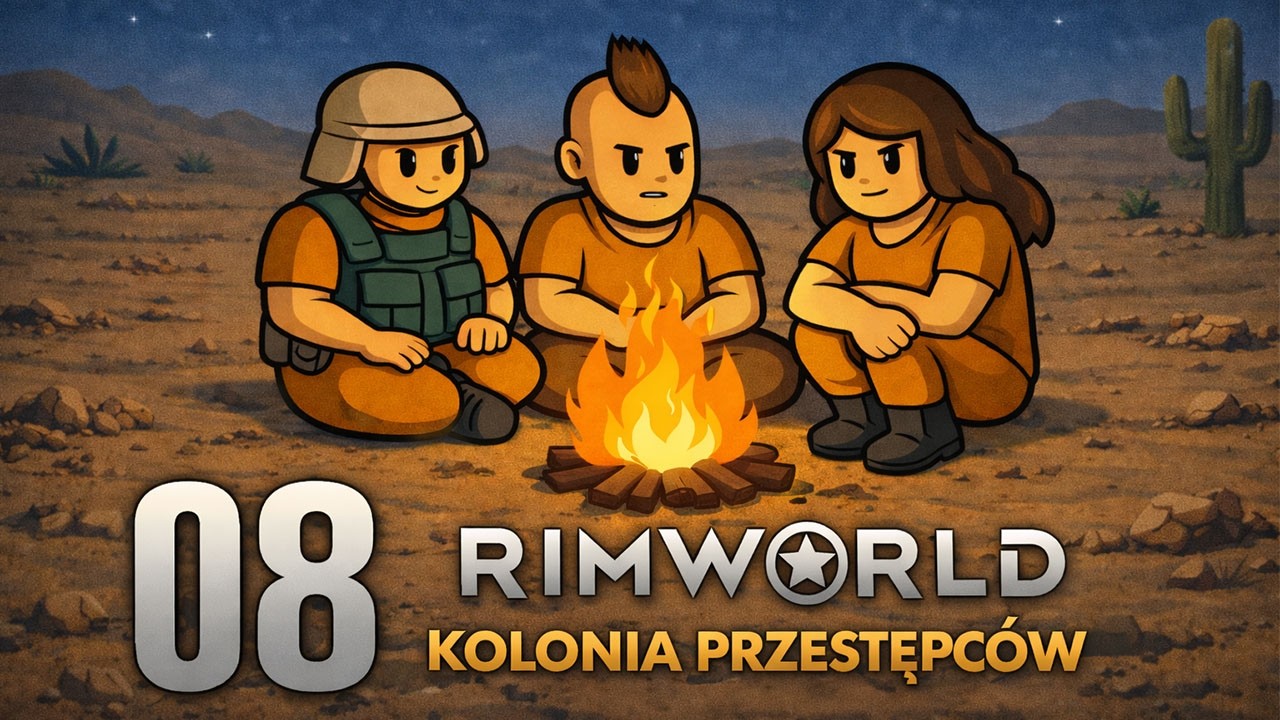 TRZY NAJAZDY POD RZĄD! Chcieli zabrać więźnia! 🌵 RimWorld #8