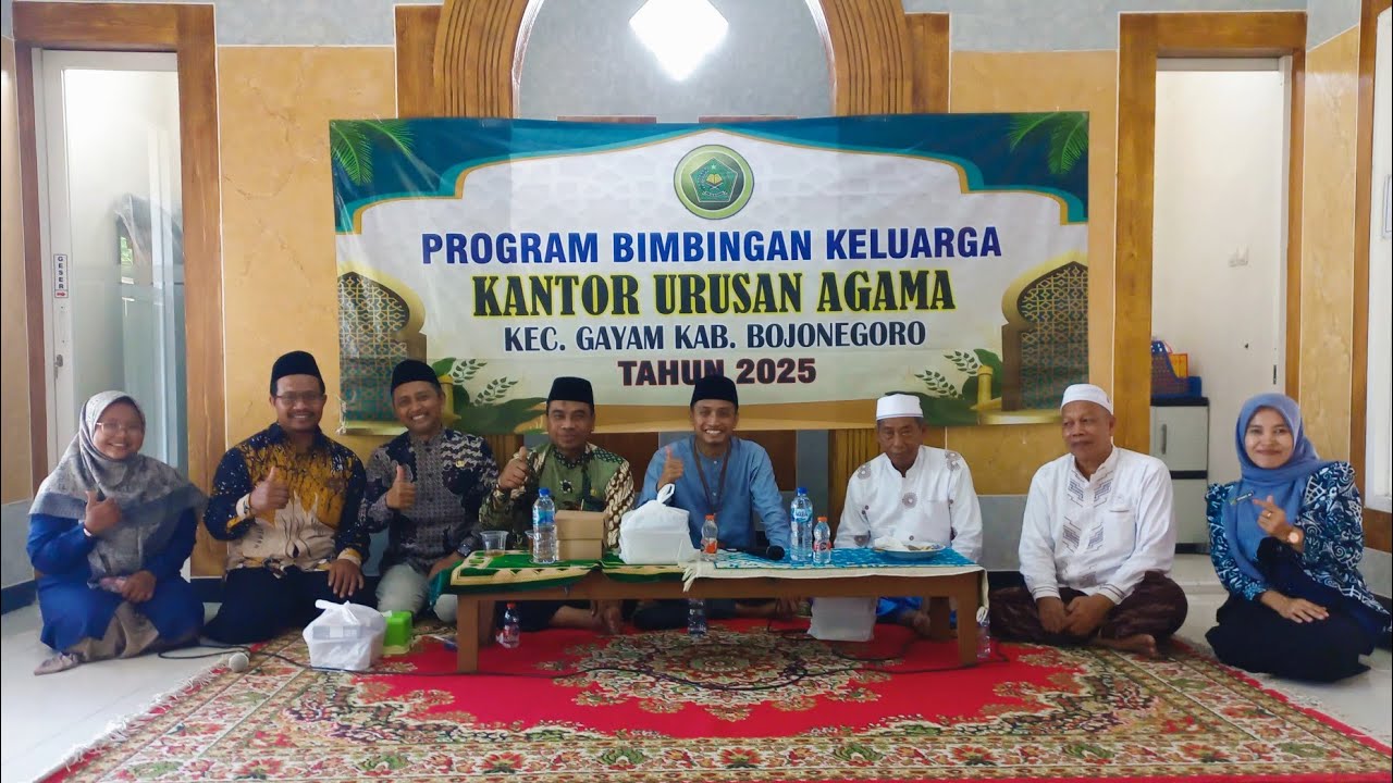 Program Bimbingan Keluarga KUA Kec. Gayam Kab Bojonegoro [13/06/2025]