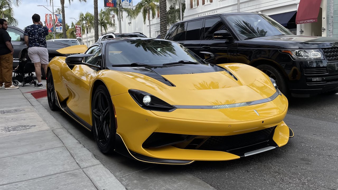 Hypercar in Beverly Hills! Pininfarina Battista, Ferrari SF90, Porsche 911 GT3RS, Mclaren Artura!