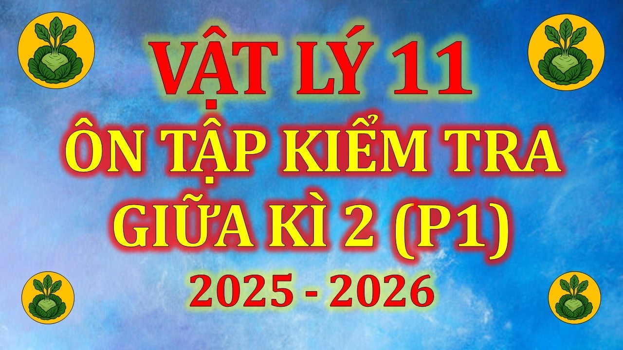 Vật Lí 11 - Ôn tập kiểm tra giữa kì 2 - 2025 2026 (P1)