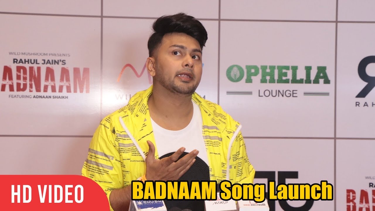 Awez Darbar at Adnan Shaikh's BADNAAM Song Launch | FULL VIDEO