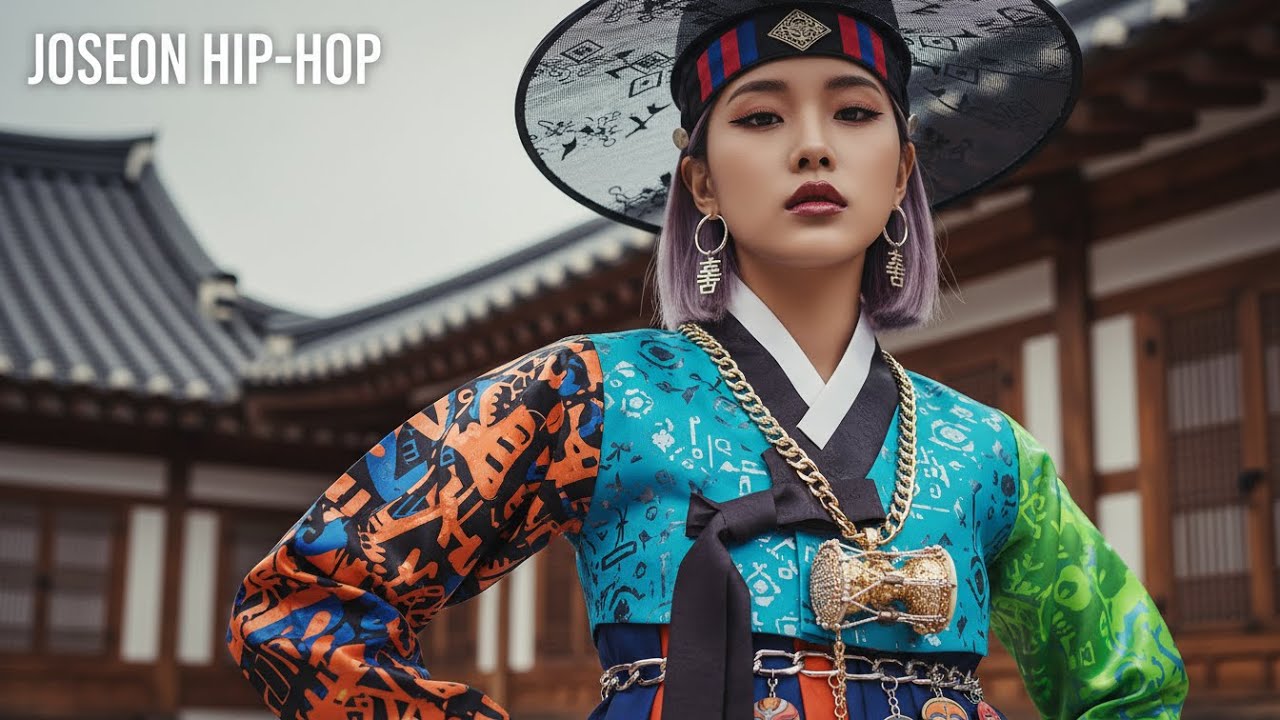 Korean Joseon HipHop Dusty Road flow in the marketplace