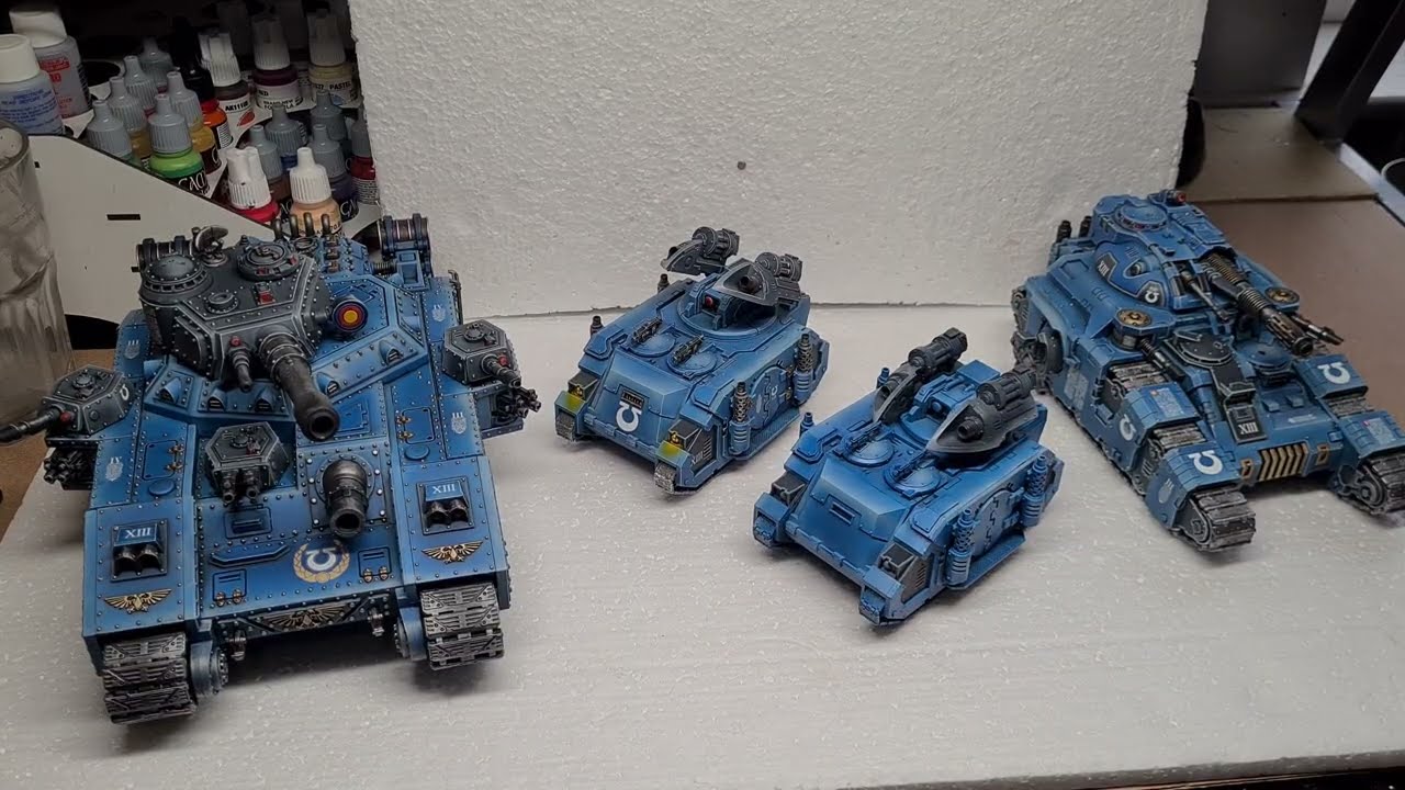 Проект Baneblade для Ультрамаринов из вселенной Warhammer Horus Heresy завершен! Итоги года. Пред...