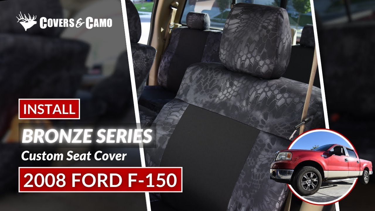 2008 Ford F-150 | Bronze Series | Seat Cover Installation | Covers & Camo