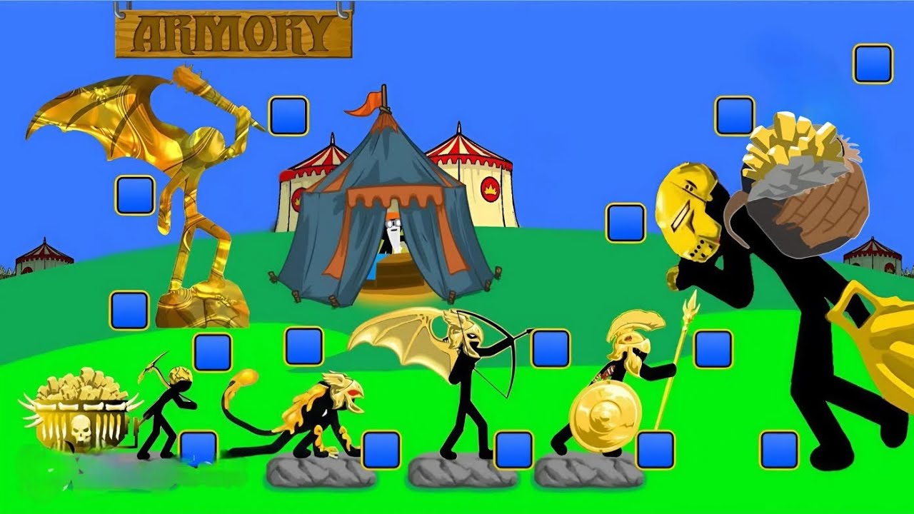 UPGRADE ALL UNITS WITH GOLDEN X999999999 | STICK WAR LEGACY