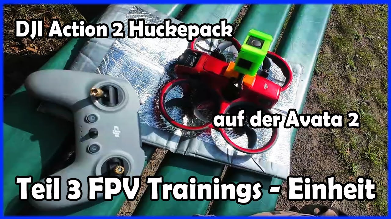 DJI AVATA 2 Test Drive / Fpv / Huckepack mit Action2 /