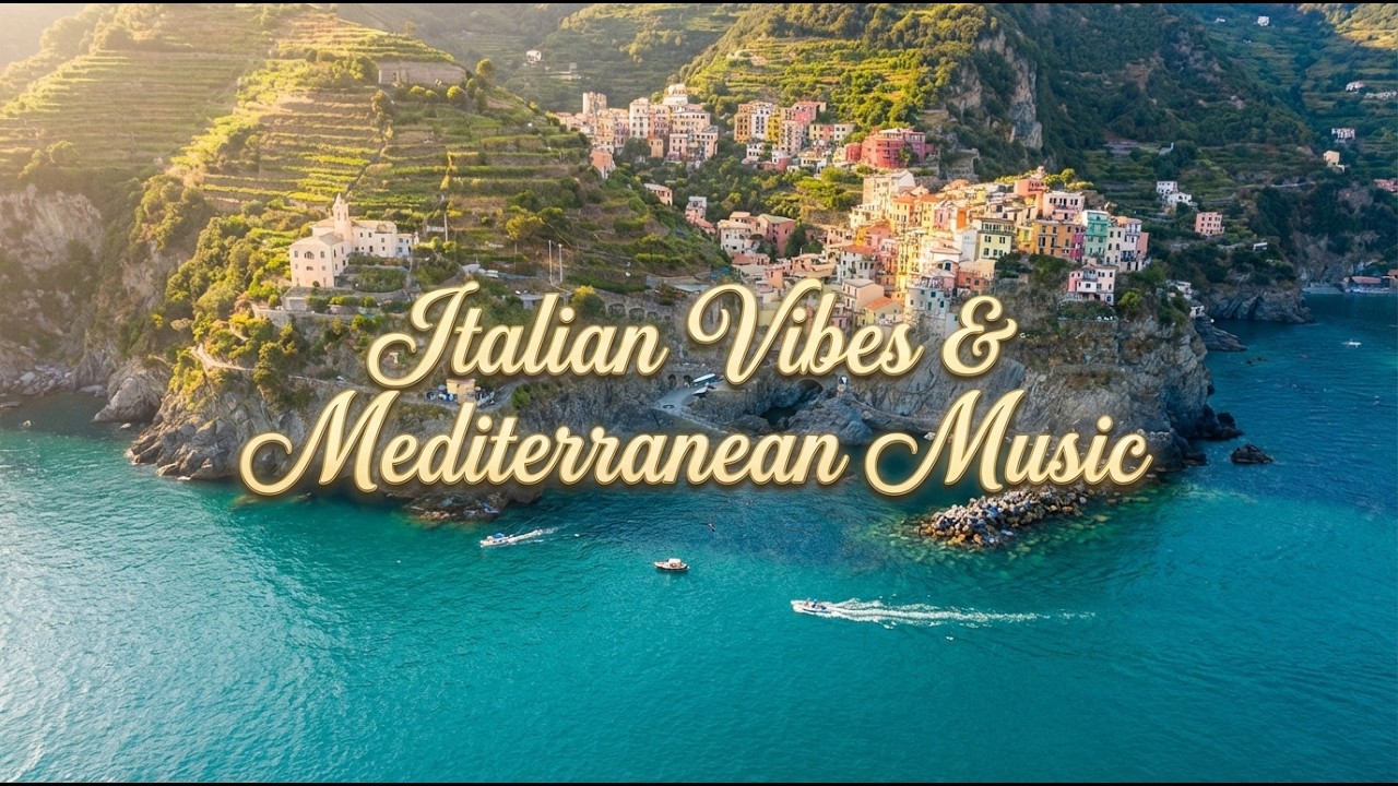 Italian Vibes & Mediterranean Music 🎶 1+ hours of relaxing and enjoying the beautiful Italian