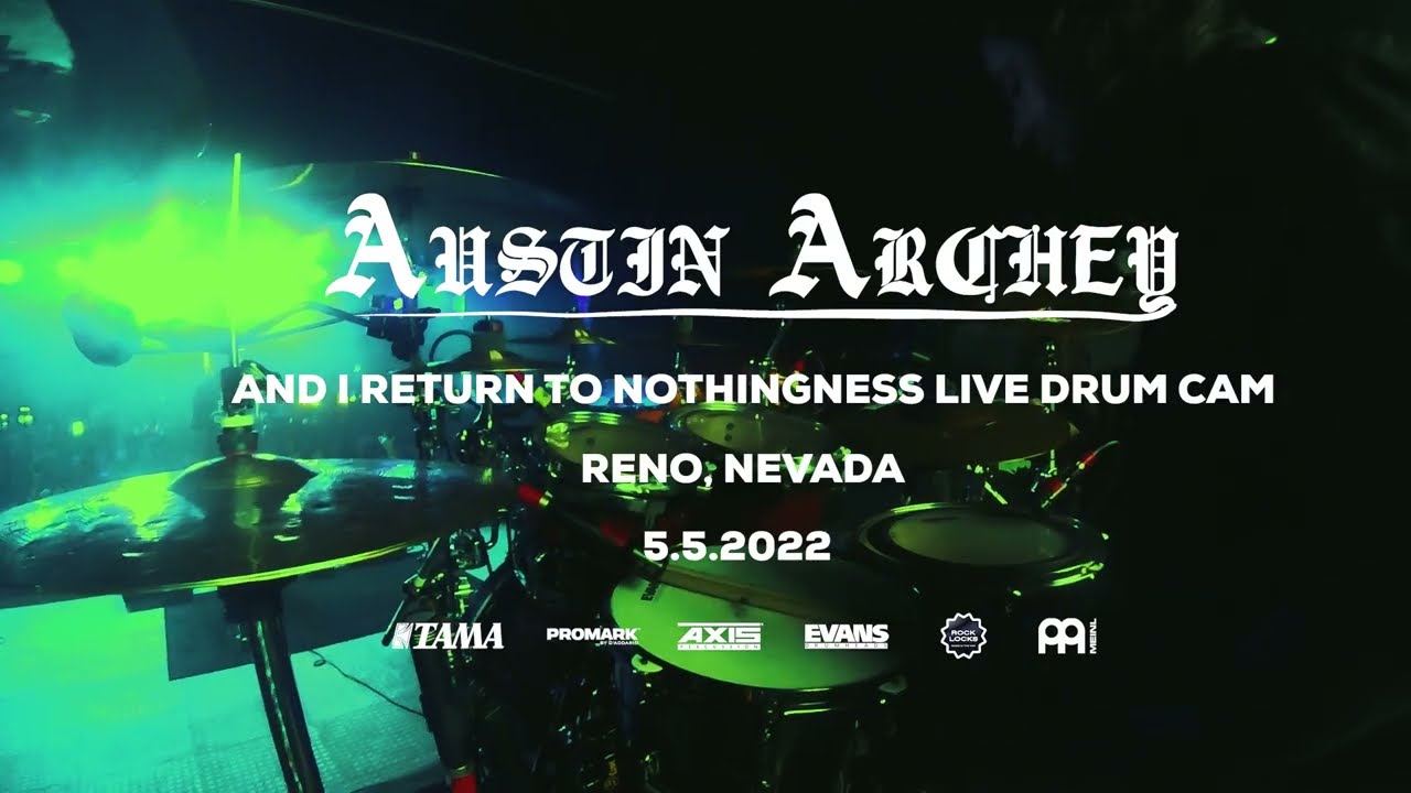 Austin Archey - Lorna Shore - And I Return To Nothingness - Live Drum Cam (Reno, NV)