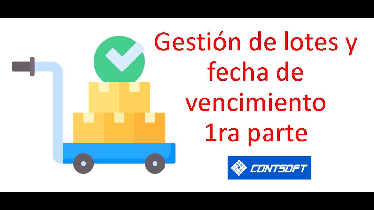 Tutorial 069 CONTSOFT NET ERP   Gestión de lotes y fecha de vencimiento 1ra parte