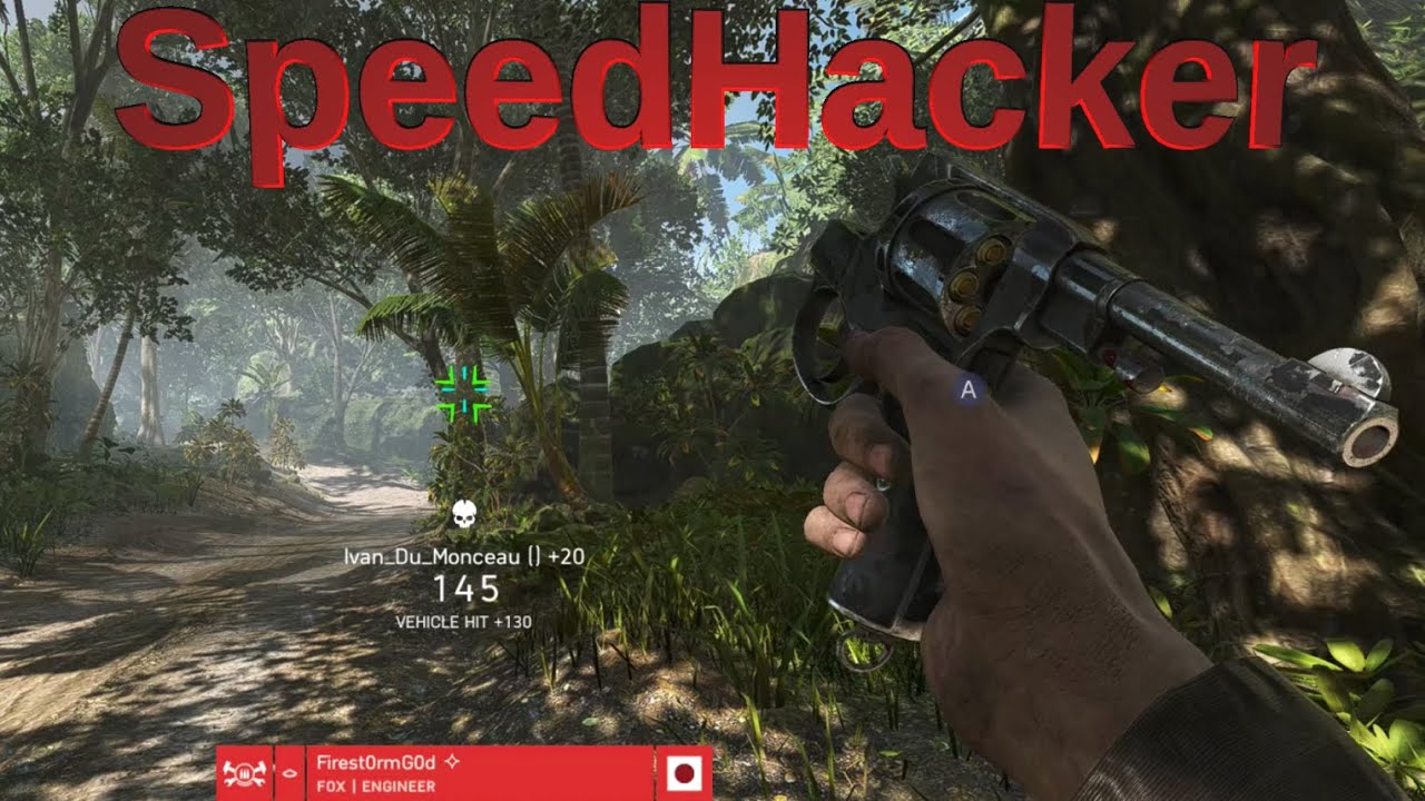 User name: Firest0rmG0d - Battlefield 5 Spectating A Cheater using SpeedHack