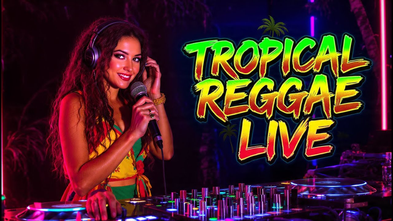 Deep Roots Reggae & Dub Live Stream 🌴 Positive Island Vibes for Work, Study & Chill