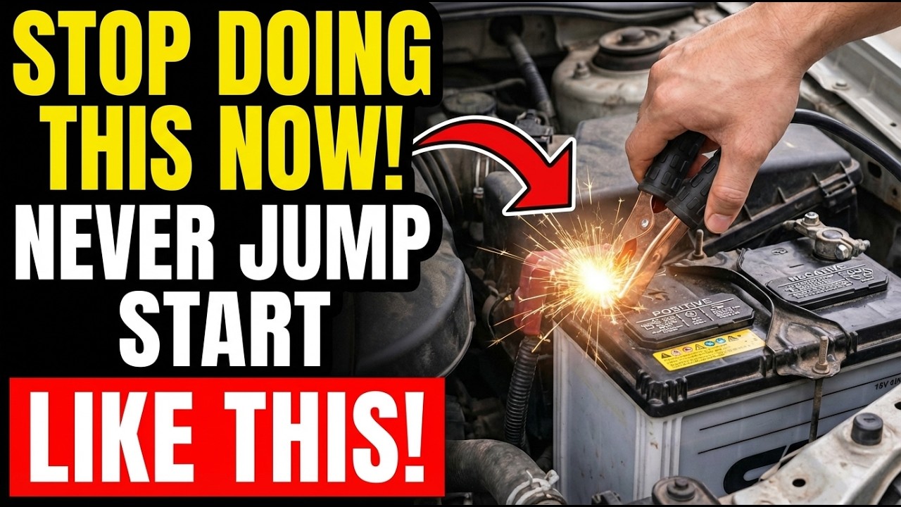 99% Of Drivers Do THIS When Jumping a Dead Battery (CAN EXPLODE!)