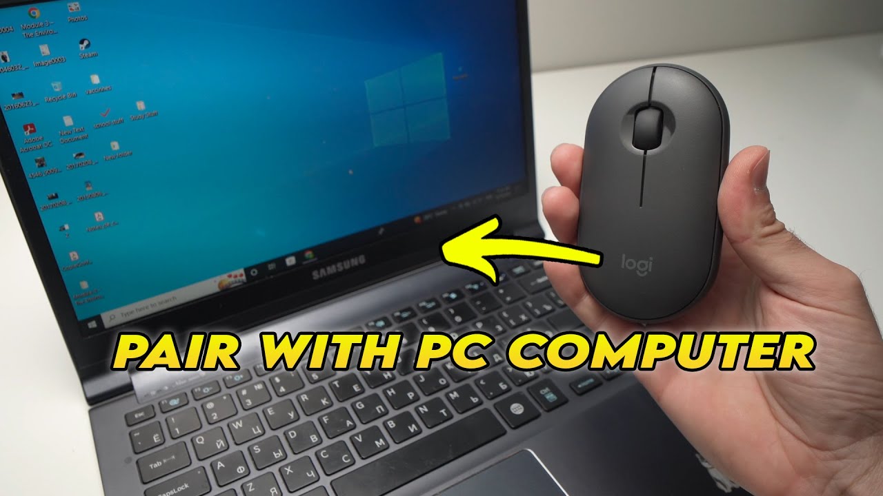 How to Pair Logitech Pebble M350 Mouse With Windows PC Computer