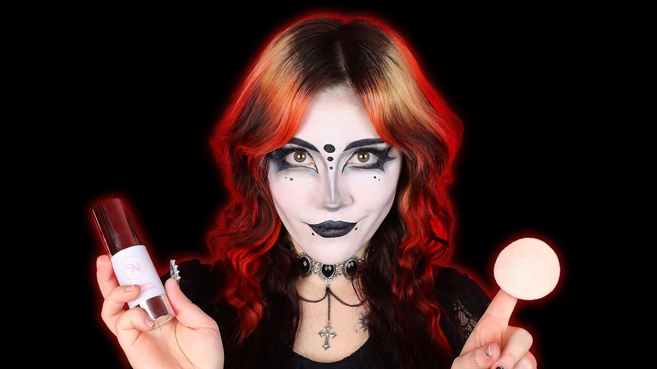 Как сделать традиционный готический макияж [Урок 2025]