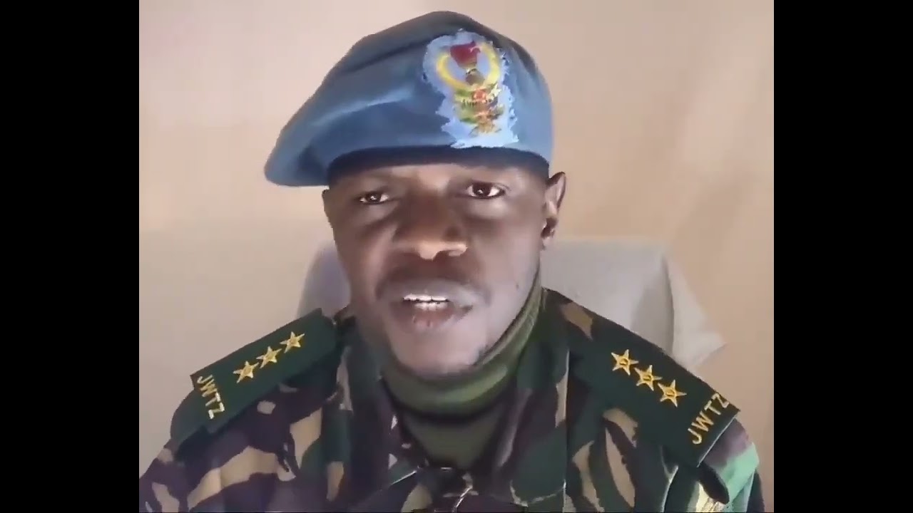 Captain John Charles Tesha of Tanzanian air force has gone viral with his video demanding change.