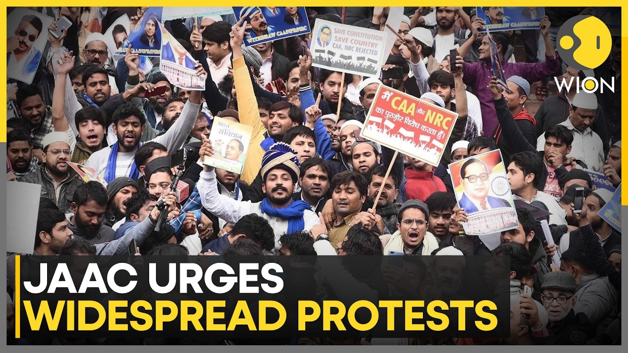 JAAC Leader Demands Pakistan's Leadership To Step Down, Boycott of July 27 Elections | WION News