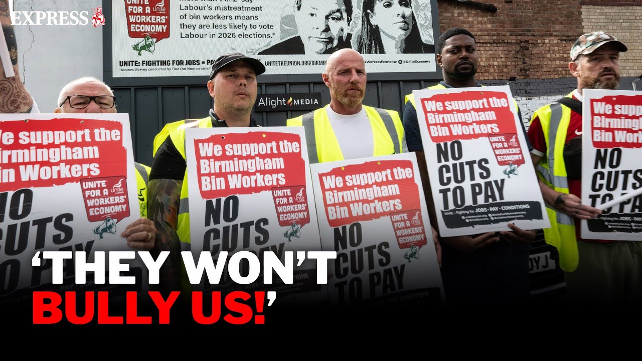 Labour humiliated as agency workers hired to cover Birmingham bin strikers JOIN THEM on picket line