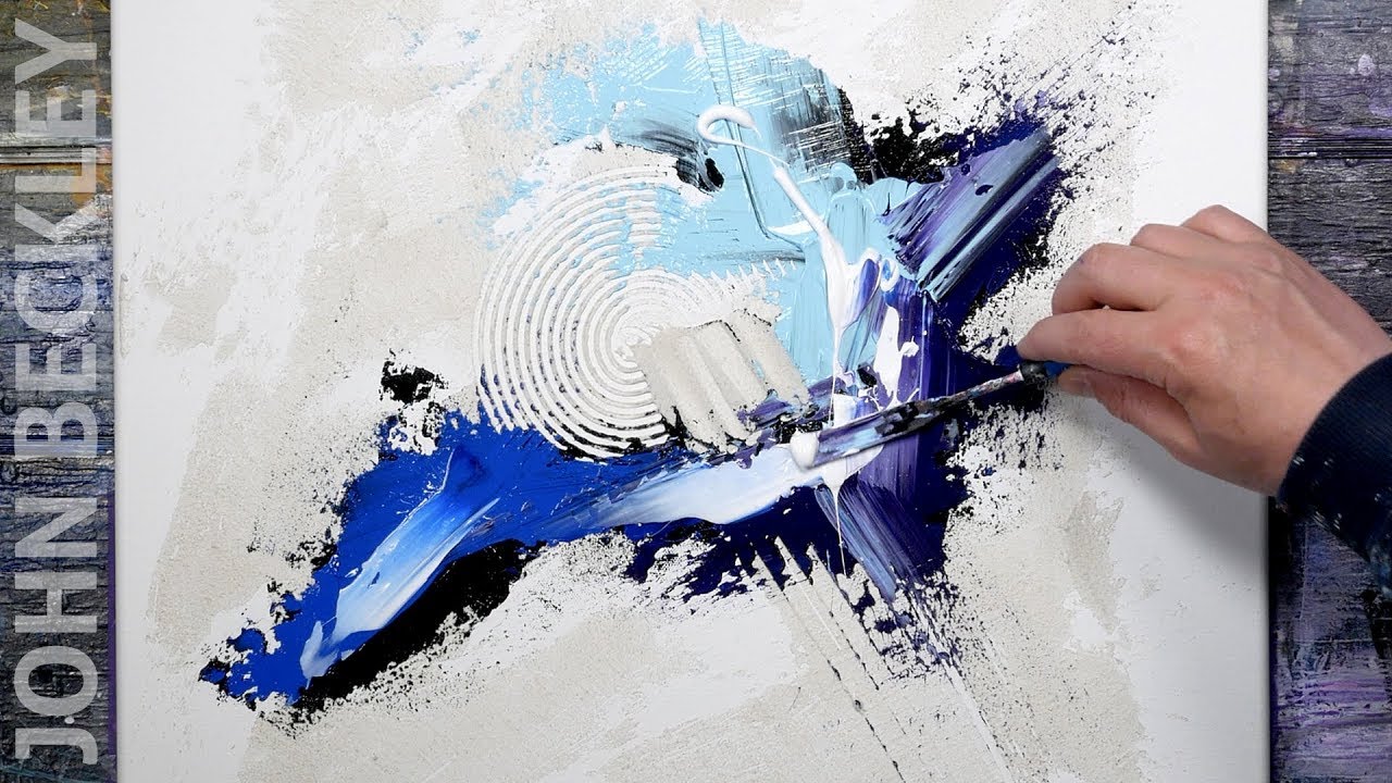 Art Abstrait - Peinture à l'acrylique - Démonstration | Signac