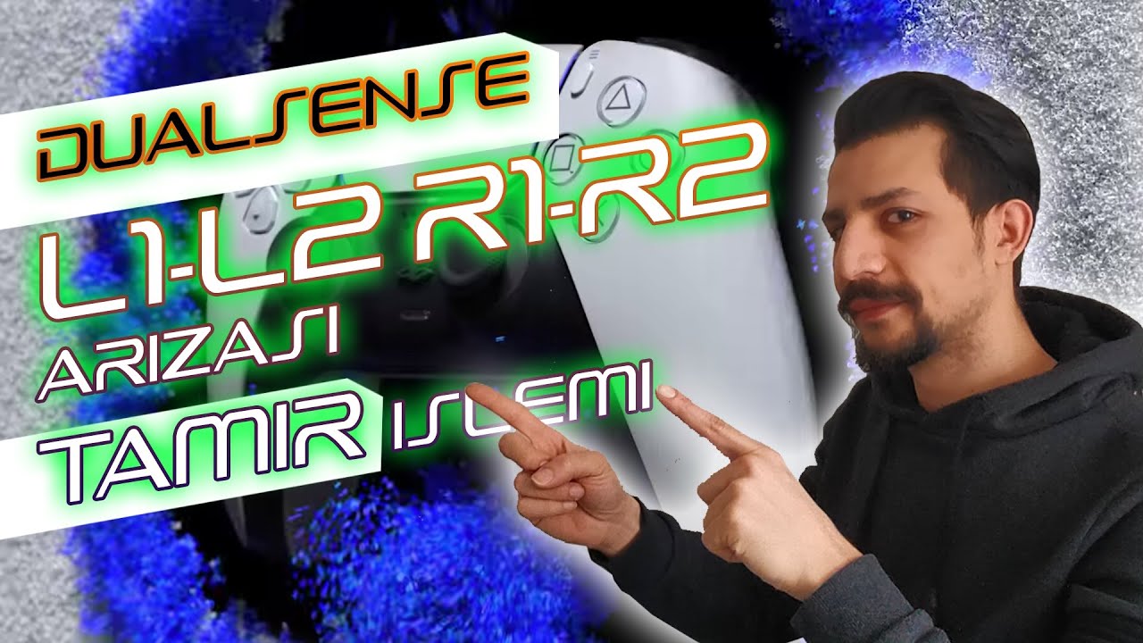 PS5 Dualsense Arızası Tamir İşlemi (L1-L2, R1-R2 Tuş basmama sorunu çözümü)
