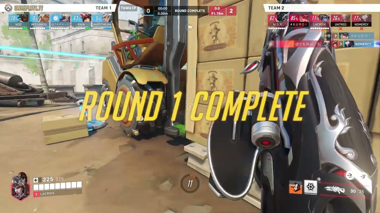 widow carry by LACROIX — Overwatch 2 Replay T6W61P