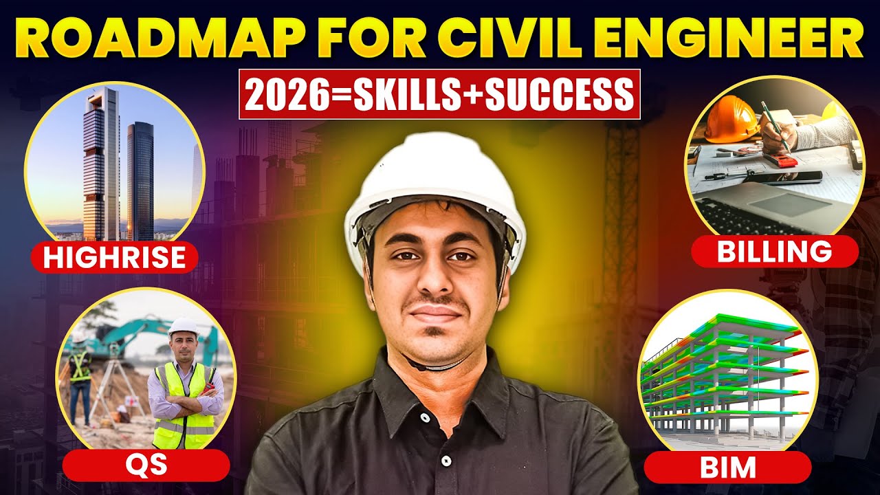 Complete Civil Engineer Roadmap 2026 | What to Learn & What to Avoid