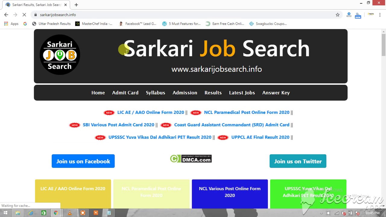 LIC AE  AAO Online Form 2020 - Sarkarijobsearch.info - Sarkari Job Search - sarkari result