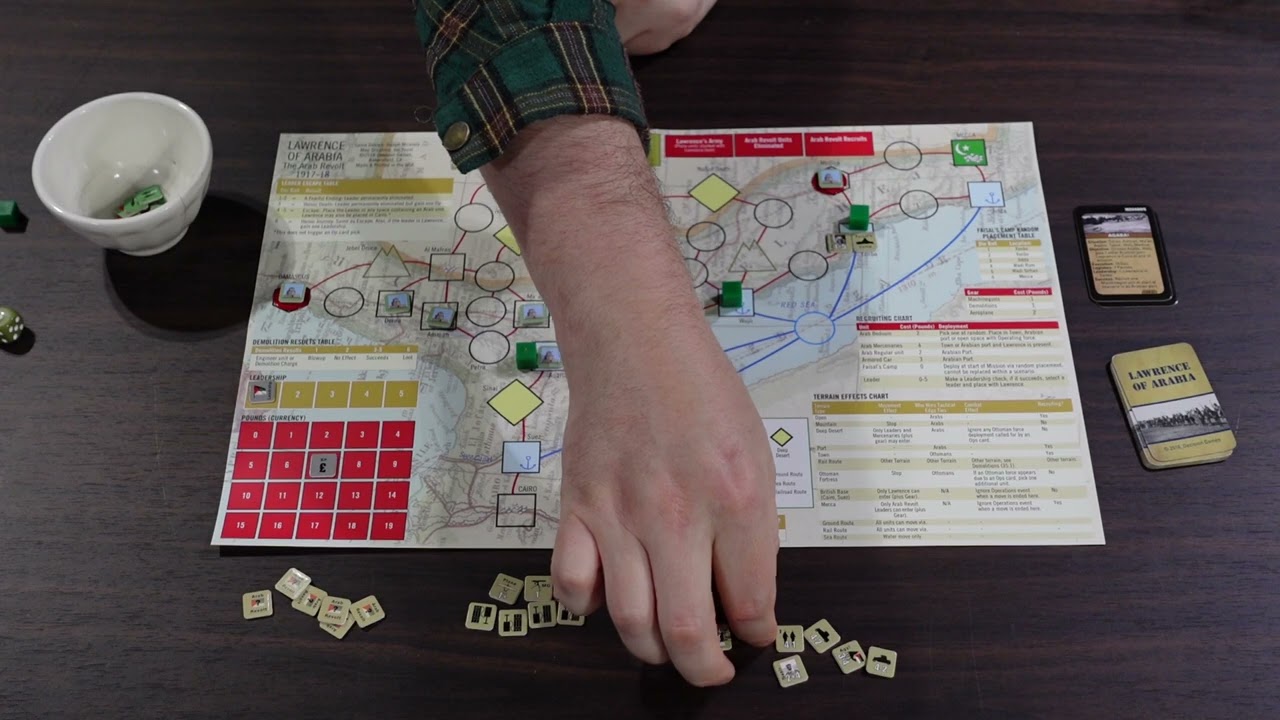 Solo Review: Lawrence of Arabia from Decision Games - The Players' Aid