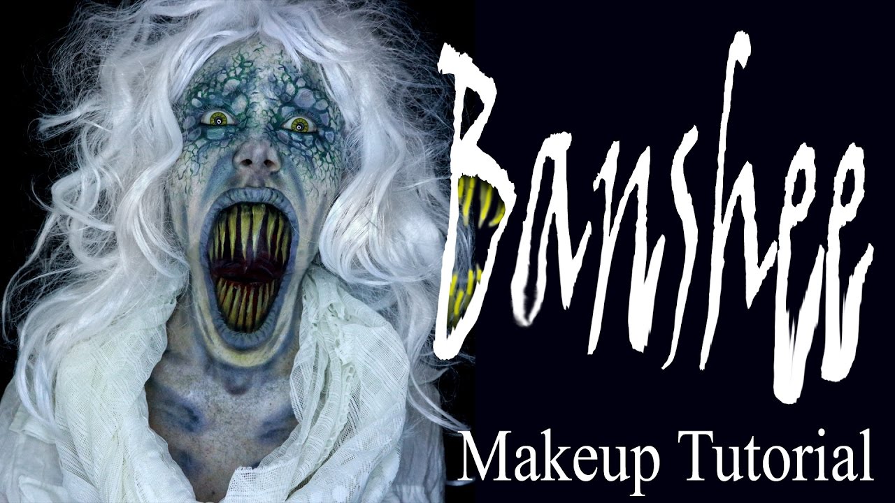Banshee Makeup Tutorial - Halloween Costume tutorial