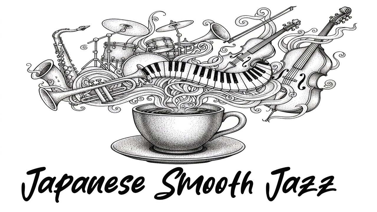 Japanese Smooth Jazz Night ☕ Relaxing Café Jazz for Cozy Evening at Home