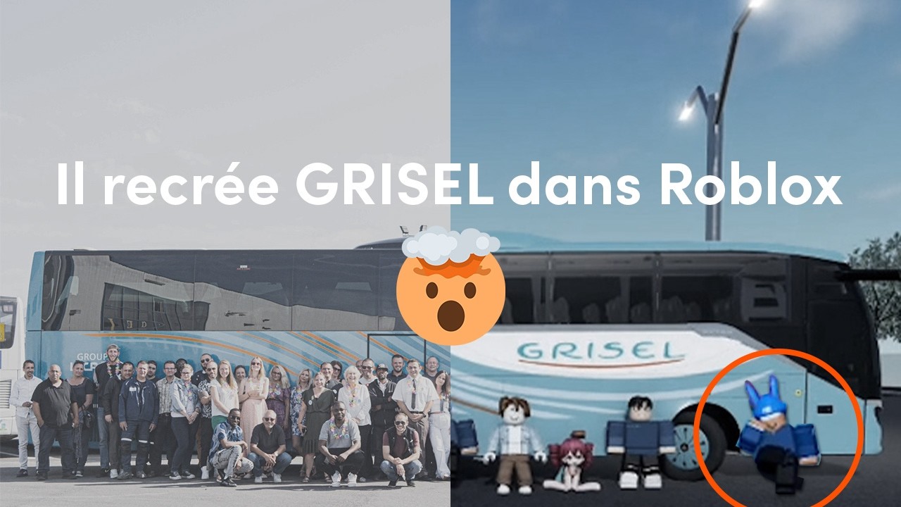 On visite notre dépôt… dans Roblox ! 🚌 #transport #autocar #mobilite #roblox avec @GriselRBXM