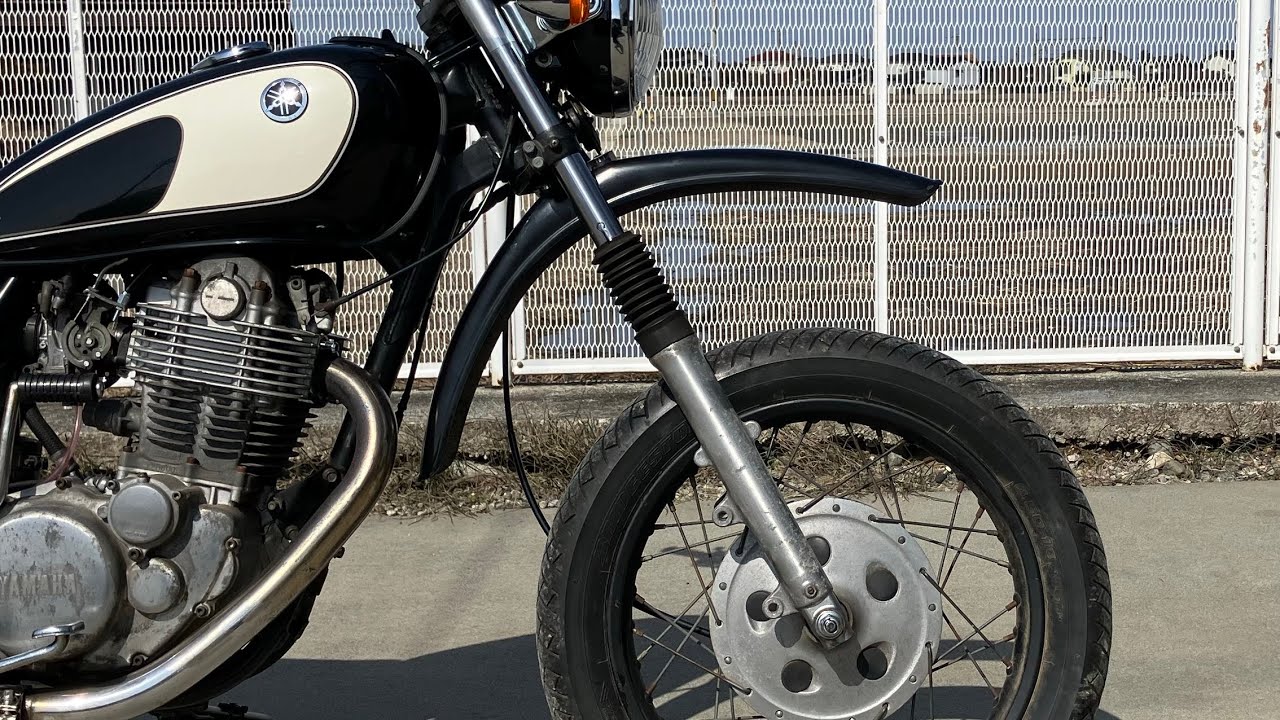 買ったバイクの手直し3 アップフェンダー取り付け [YAMAHA SR400]