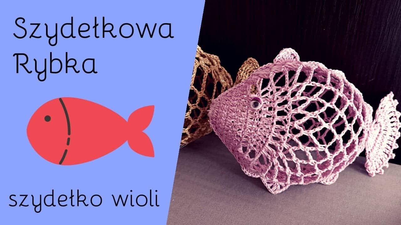 Szydełko Wioli  - szydełkowa rybka 3D 🐟