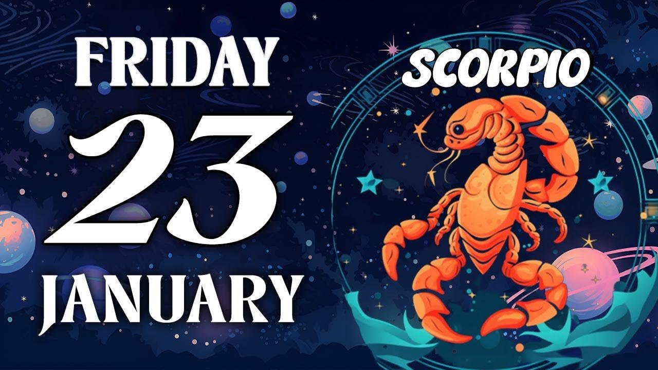 SCORPIO ♏︎ ❌ WARNING ❌ GOD IS WARNING YOU 😨 ❤️ HOROSCOPE FOR TODAY January 23, 2026
