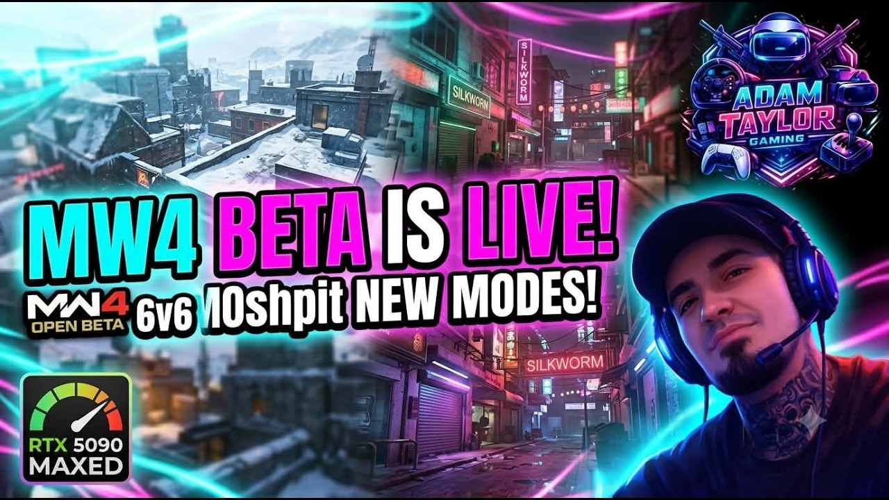 ​Grinding the MW4 PC Beta | RTX 5090 Max Settings