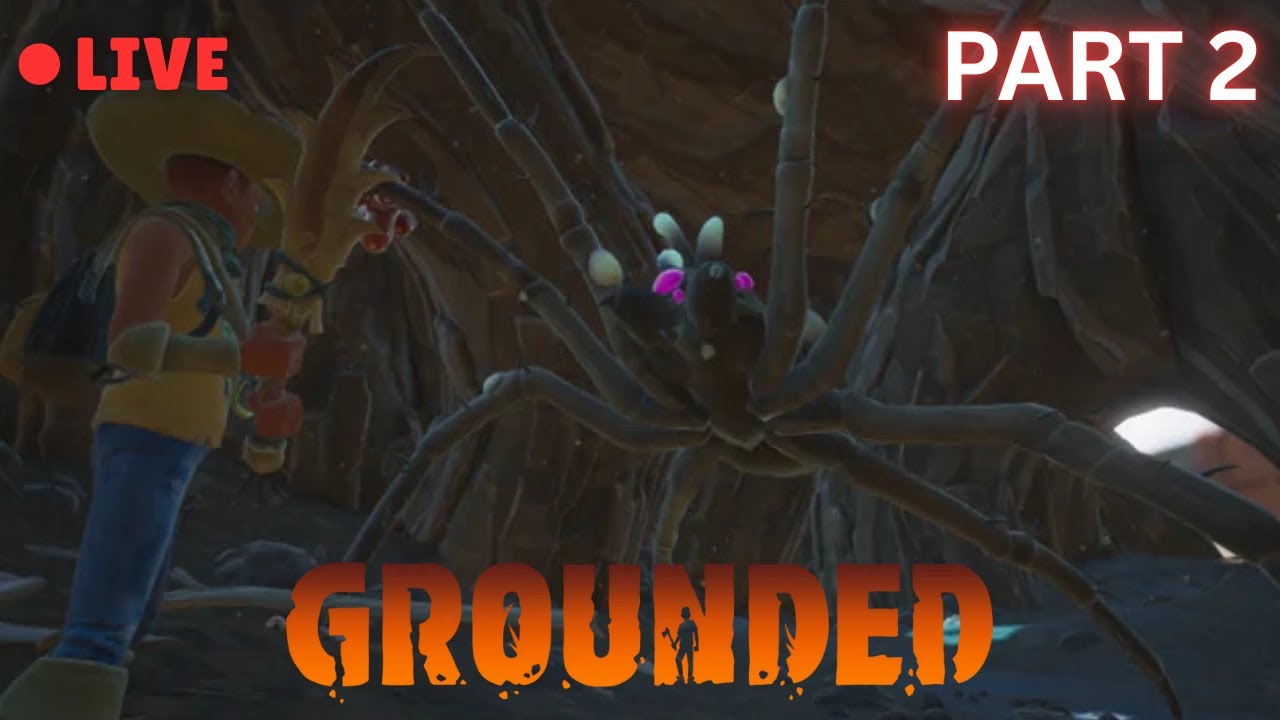🔴LIVE EXTERMINATING our first boss! 🏡🐜 w/ Friends | GROUNDED (Part 2)
