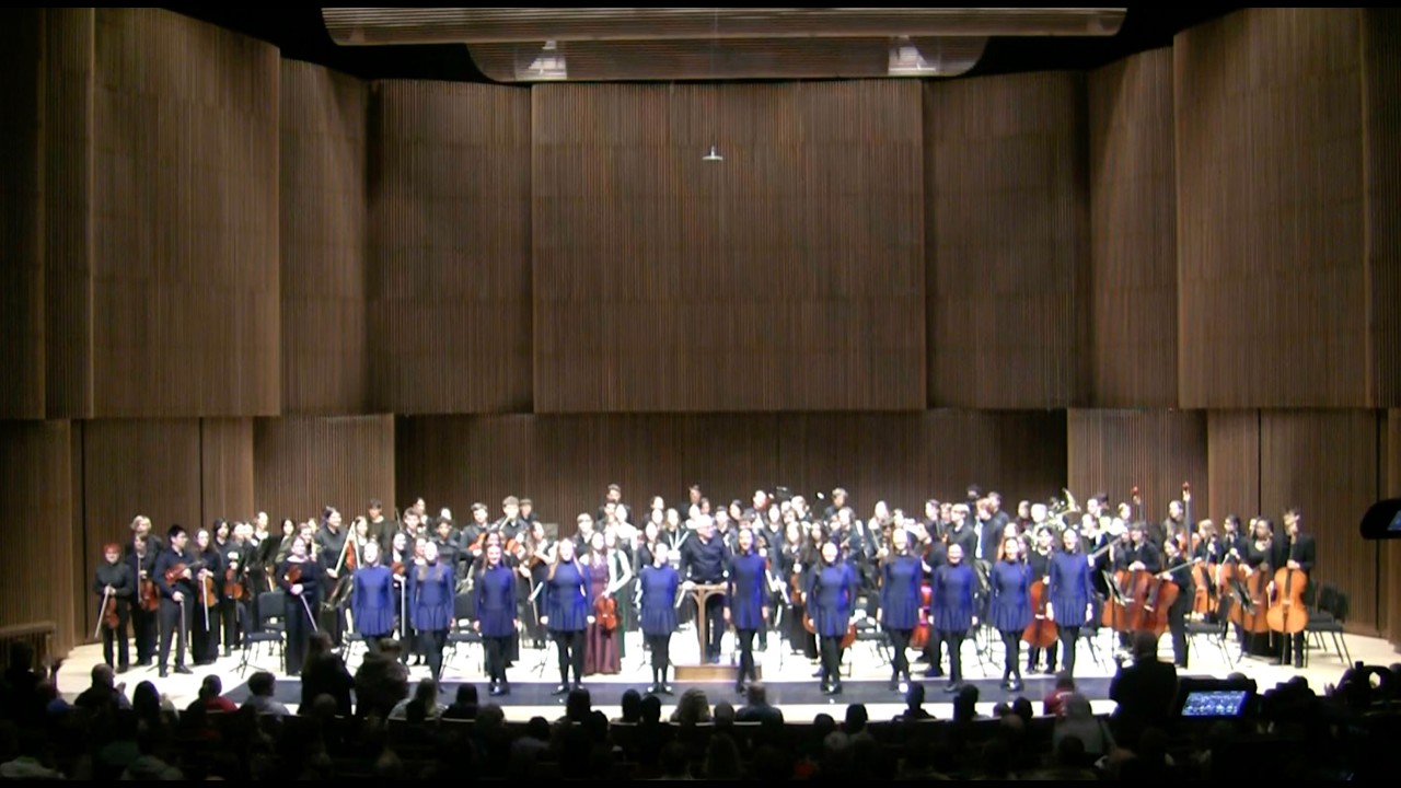 University of Dayton Orchestra and Irish Dance Club perform the 
