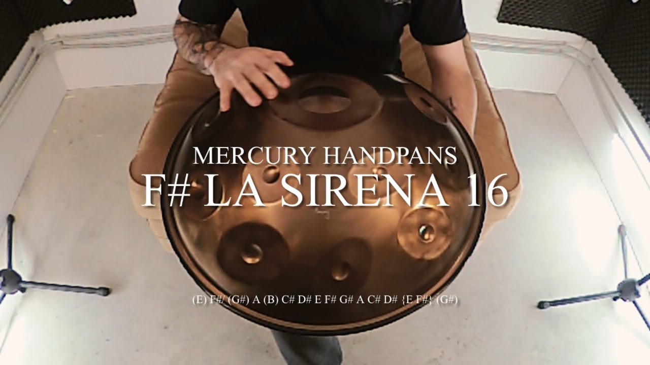 Mercury F# La Sirena 16 (Handpan / Pantam / Sound Sculpture)