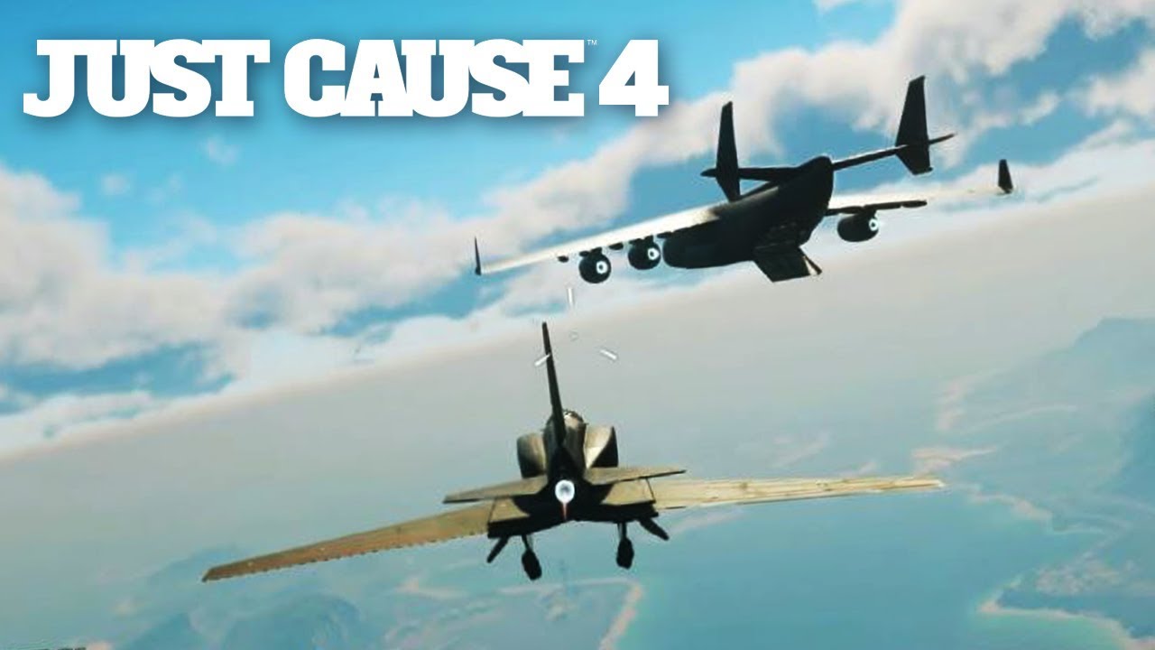 JUST CAUSE 4 - I Put A Micro Jet In The BIGGEST Plane & Flew Out STEALTH STYLE....